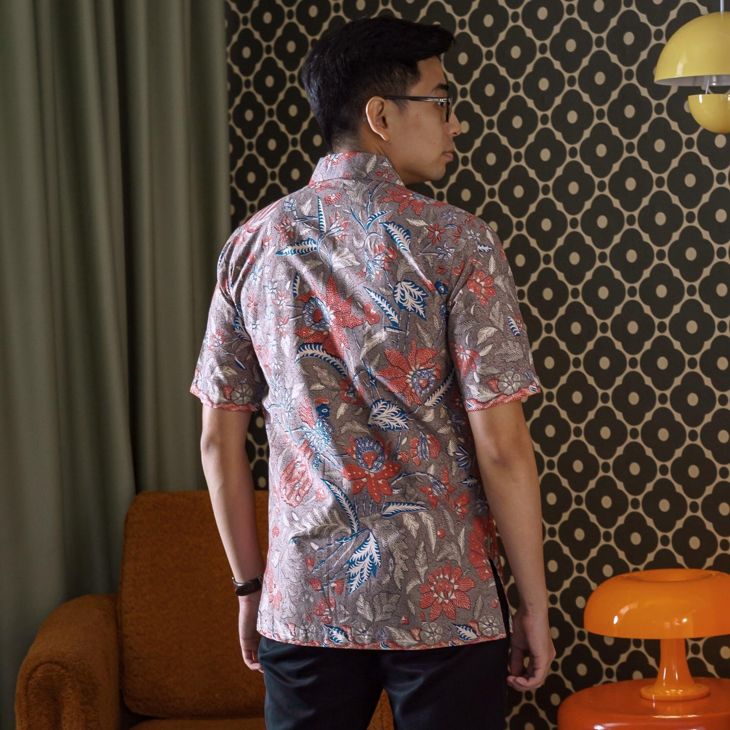 Nuvibu - Mandalas Kemeja Batik Pria Premium Lengan Pendek
