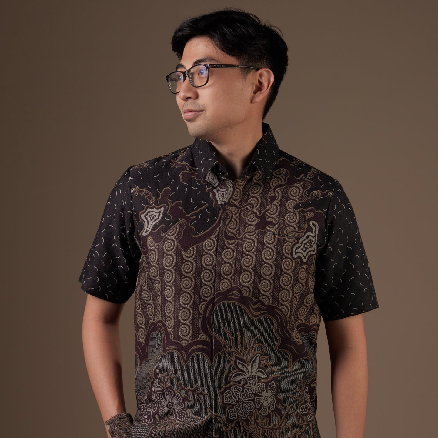 Akasia - Mandalas Kemeja Batik Pria Premium Lengan Pendek