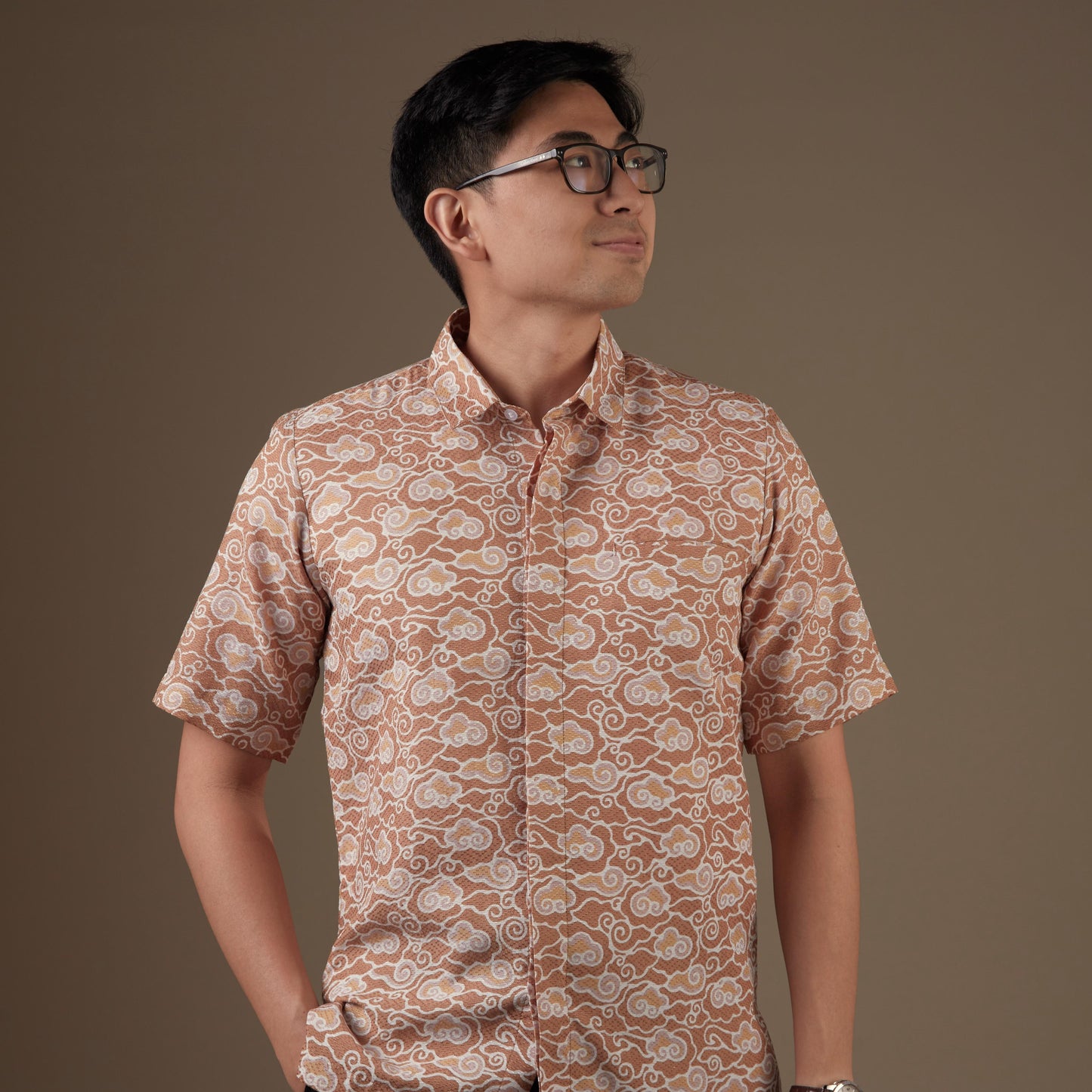 Menawan - Mandalas Kemeja Batik Pria Premium Lengan Pendek