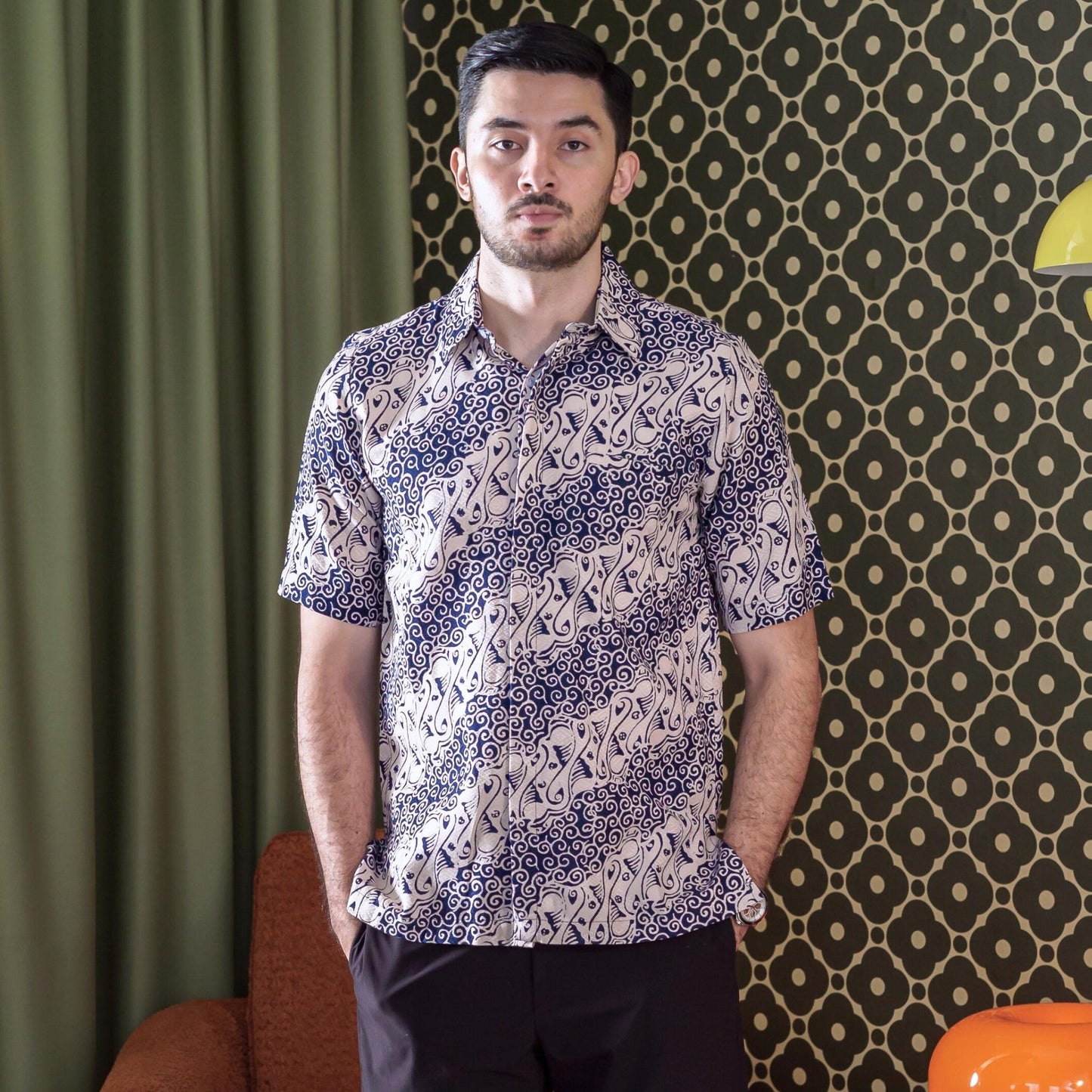 Parawil - Mandalas Kemeja Batik Pria Premium Lengan Pendek