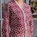 Celina Lengan Panjang - Mandalas Atasan Kebaya Wanita Outer Katun Bordir Modern - Mandalas