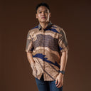Cidaru - Mandalas Kemeja Batik Pria Premium Lengan Pendek - Mandalas
