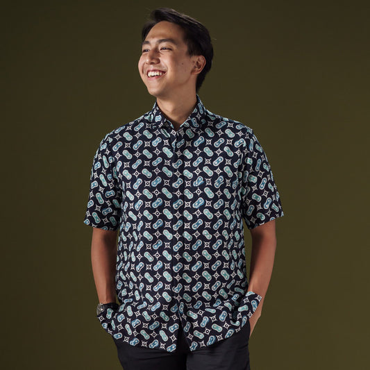 Mitang - Mandalas Kemeja Batik Pria Premium Lengan Pendek