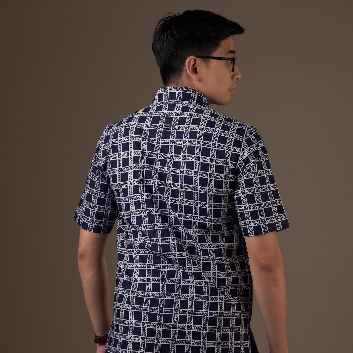 Rajutan - Mandalas Kemeja Batik Pria Premium Lengan Pendek
