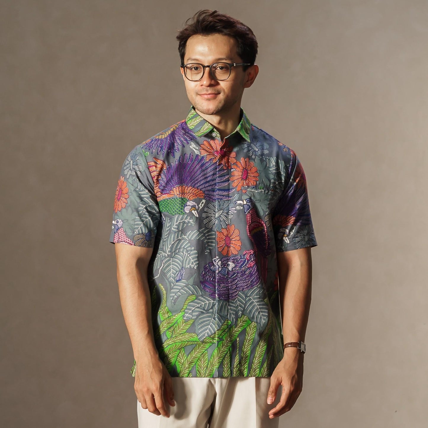 Rangsil - Mandalas Kemeja Batik Pria Premium Lengan Pendek