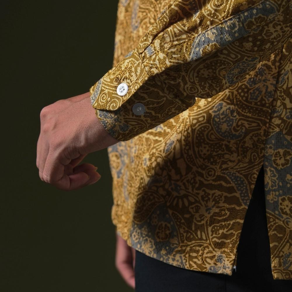 Kemuning - Mandalas Kemeja Batik Pria Premium Lengan Panjang