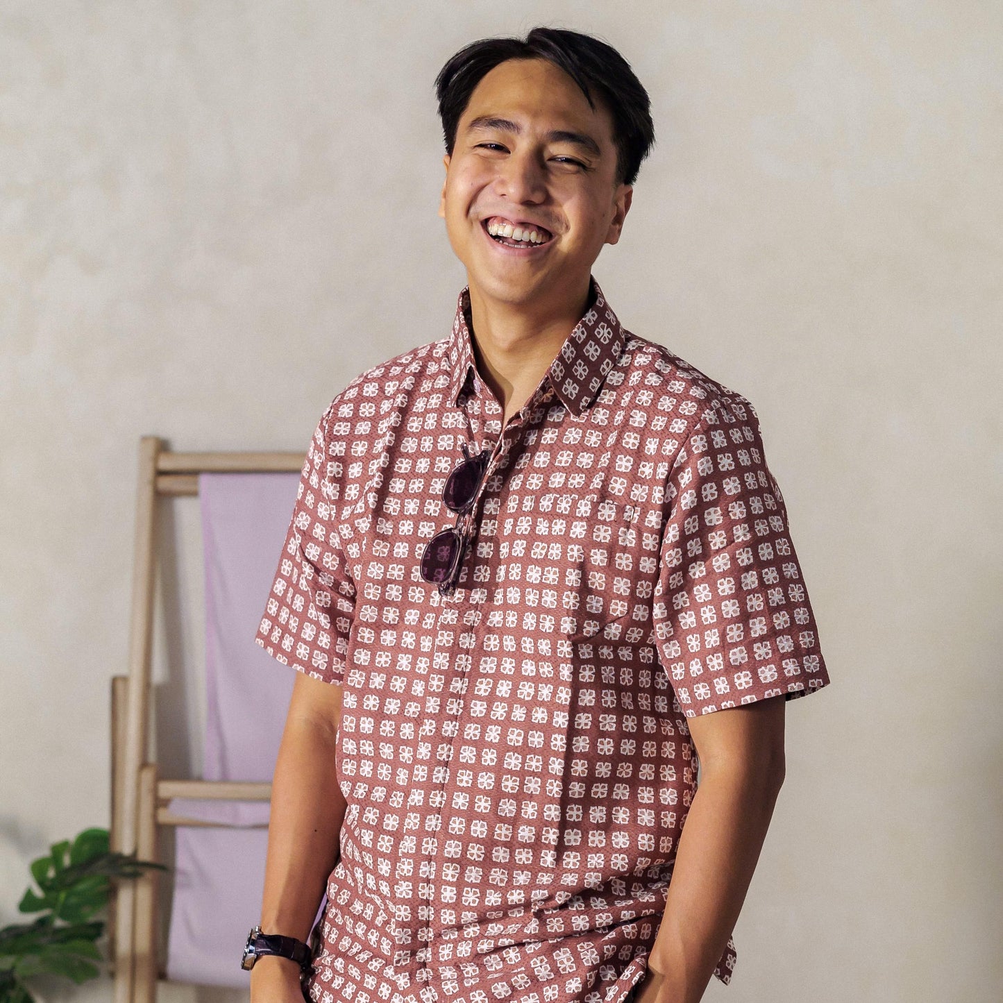 Prasant - Mandalas Kemeja Batik Pria Premium Lengan Pendek