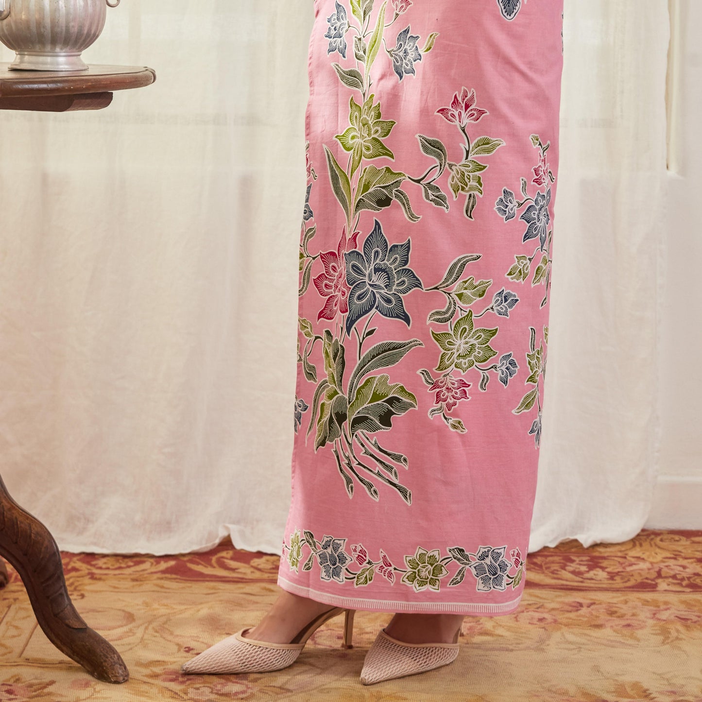 Kalyana Pink - Mandalas Rok Lilit Batik Premium Wanita