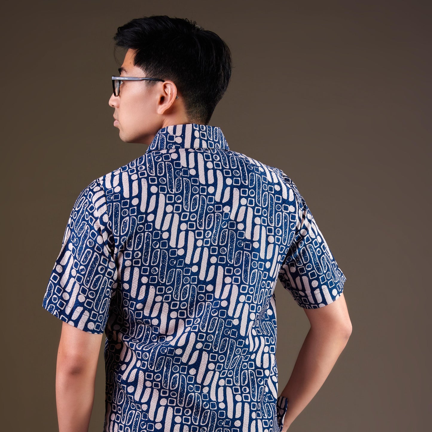 Bonazur - Mandalas Premium Men's Short Sleeve Batik Shirt