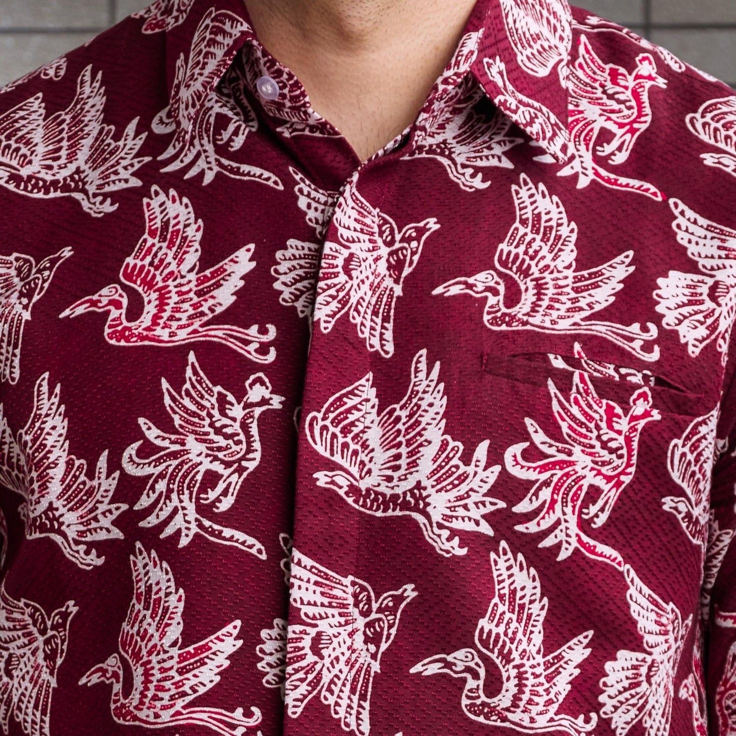 Heron - Mandalas Kemeja Batik Pria Premium Lengan Pendek