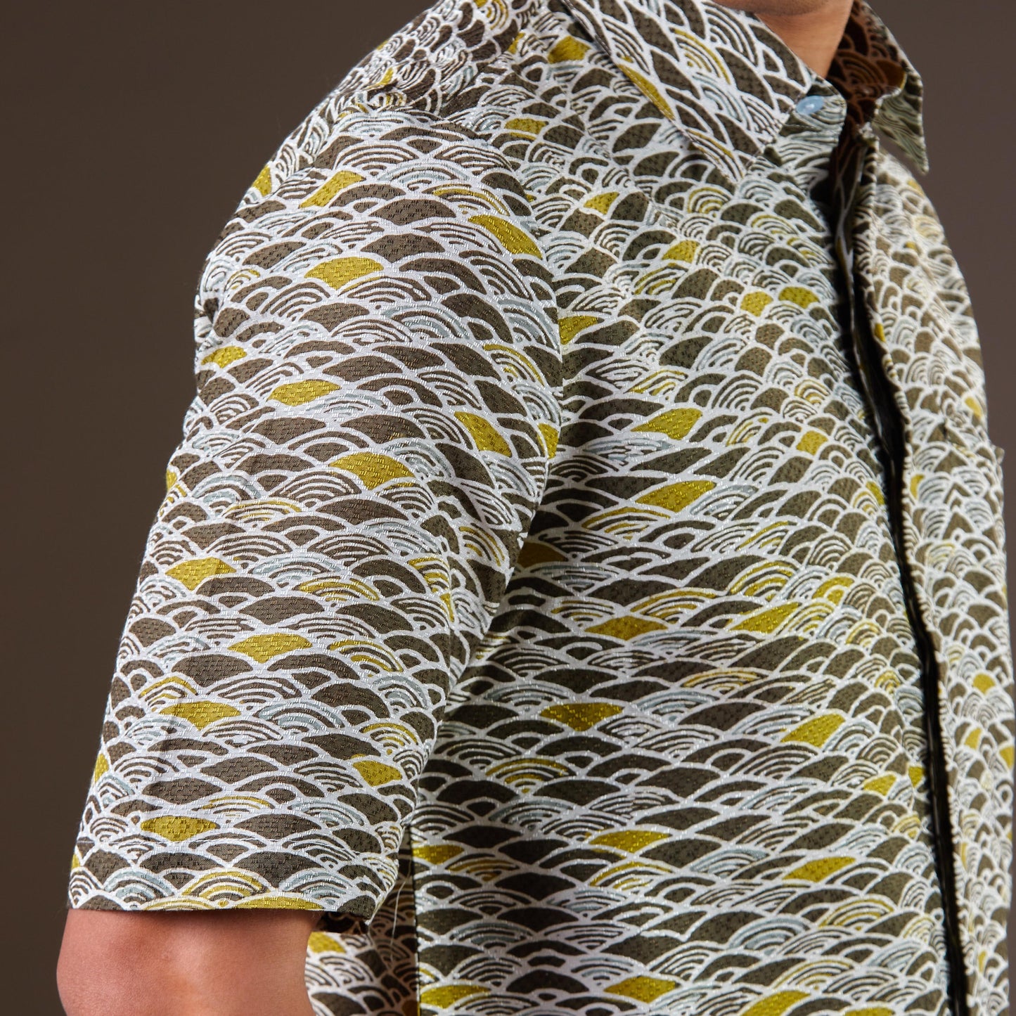 Eiger - Mandalas Premium Men's Short Sleeve Batik Shirt