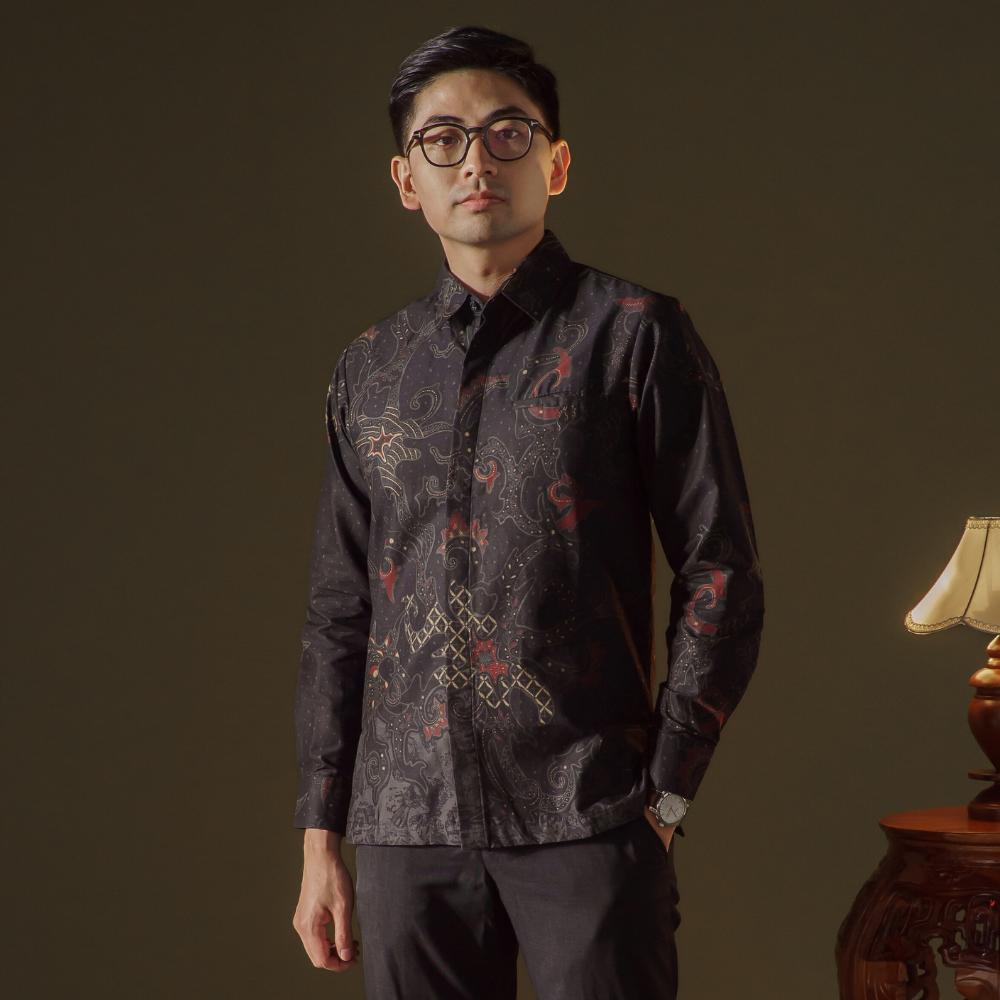 Kalisto - Mandalas Kemeja Batik Pria Premium Lengan Panjang