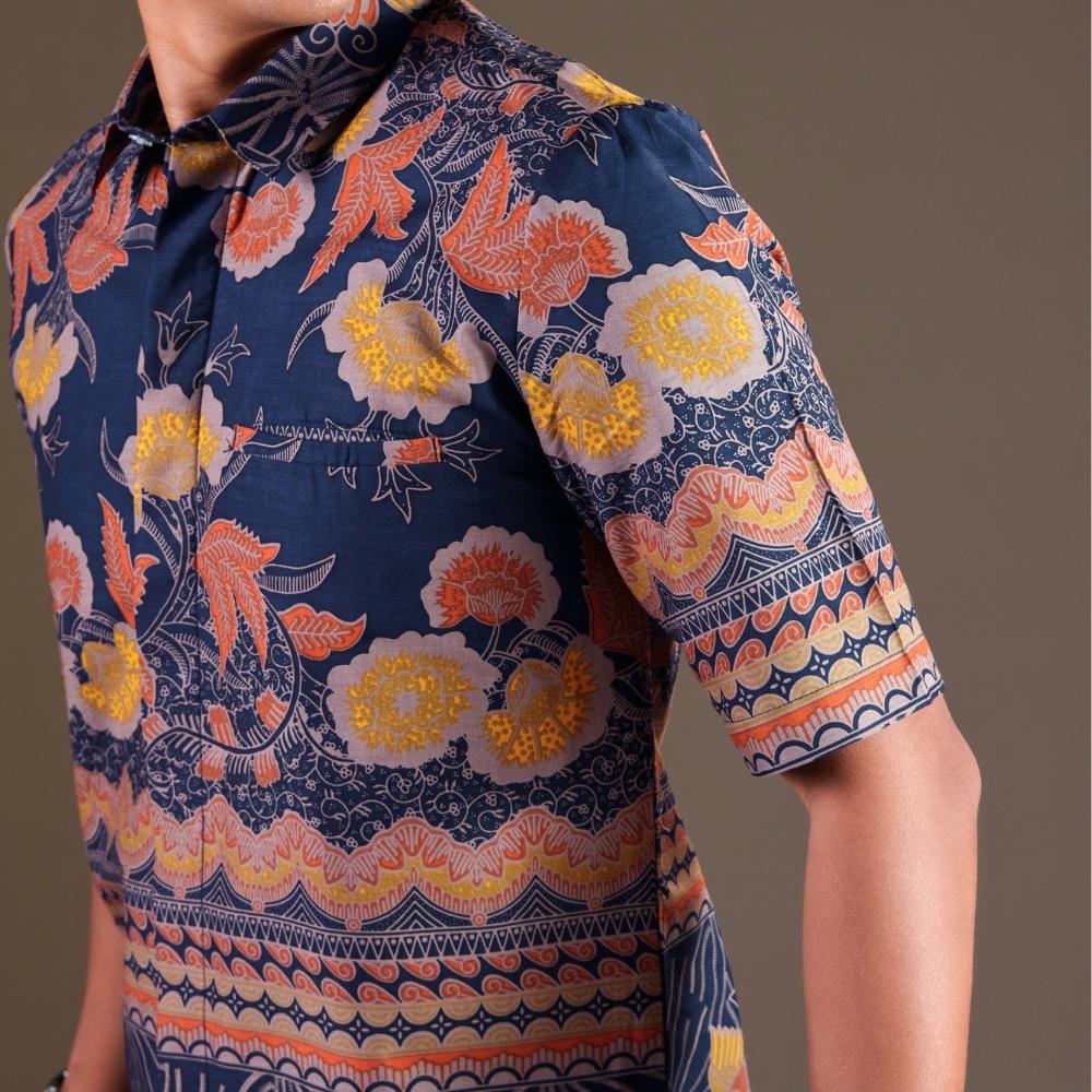 Geraning - Mandalas Kemeja Batik Pria Premium Lengan Pendek