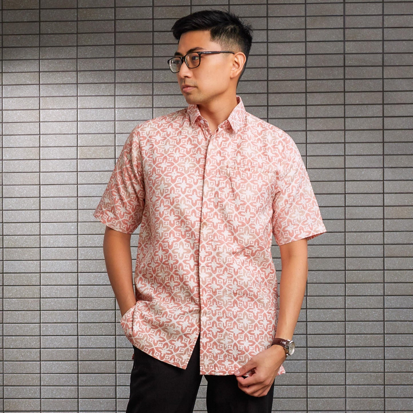 Sajjan - Mandalas Kemeja Batik Pria Premium Lengan Pendek