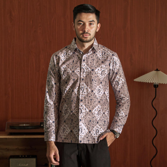 Purnasil - Mandalas Kemeja Batik Pria Premium Lengan Panjang