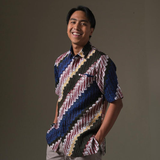 Jagat - Mandalas Kemeja Batik Pria Premium Lengan Pendek