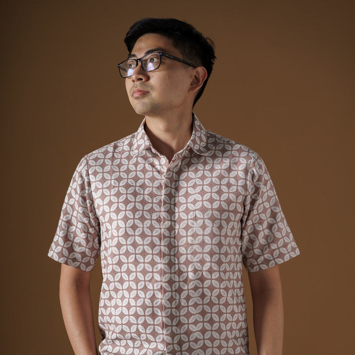 Kawamon - Mandalas Kemeja Batik Pria Premium Lengan Pendek