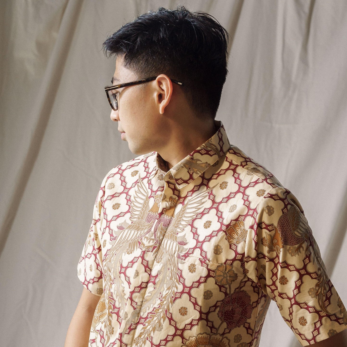 Kuncup - Mandalas Kemeja Batik Pria Premium Lengan Pendek