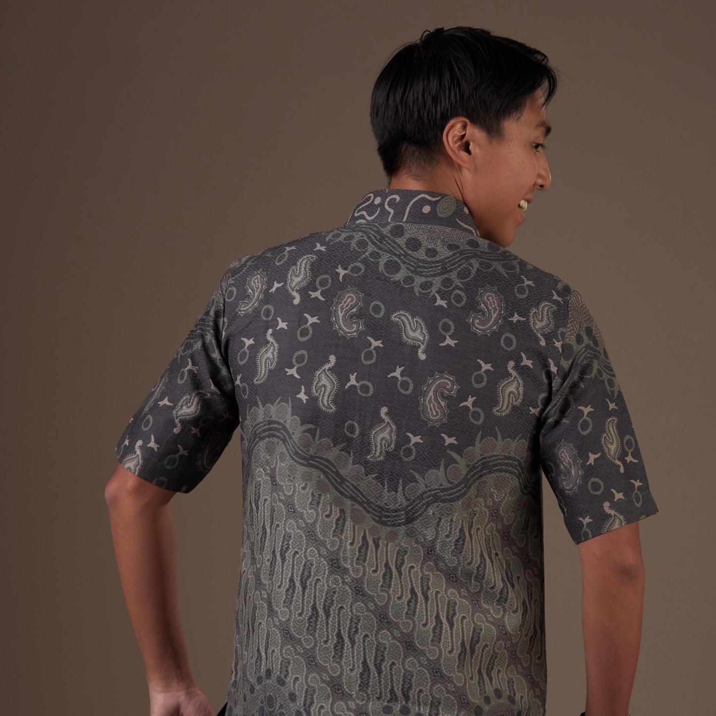 Ramabu - Mandalas Kemeja Batik Pria Premium Lengan Pendek