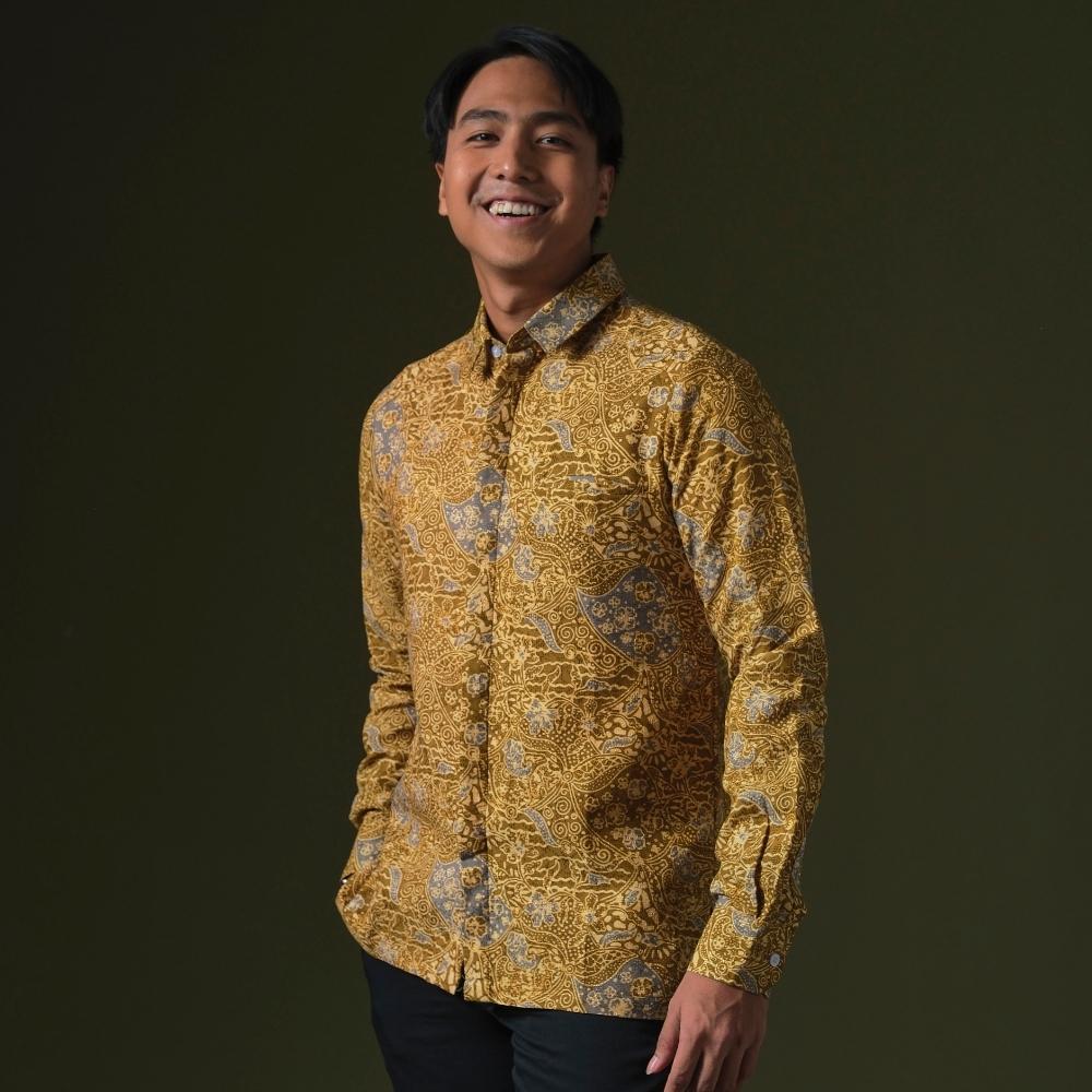 Kemuning - Mandalas Kemeja Batik Pria Premium Lengan Panjang