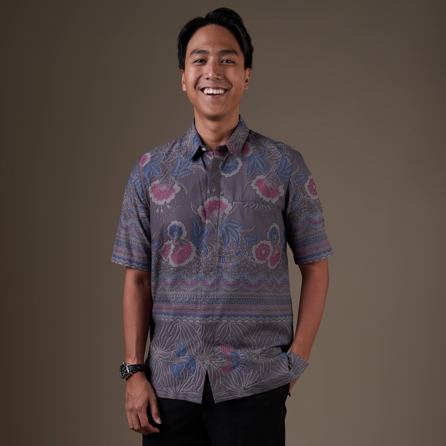 Gerabu - Mandalas Kemeja Batik Pria Premium Lengan Pendek