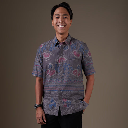 Gerabu - Mandalas Kemeja Batik Pria Premium Lengan Pendek