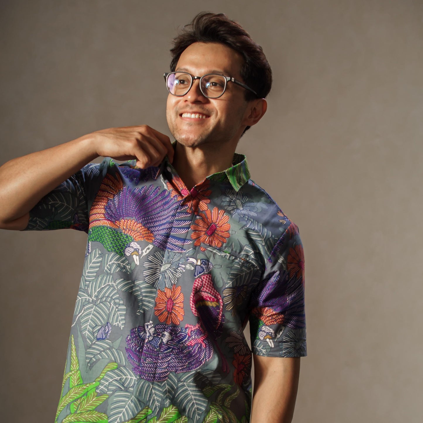 Rangsil - Mandalas Kemeja Batik Pria Premium Lengan Pendek