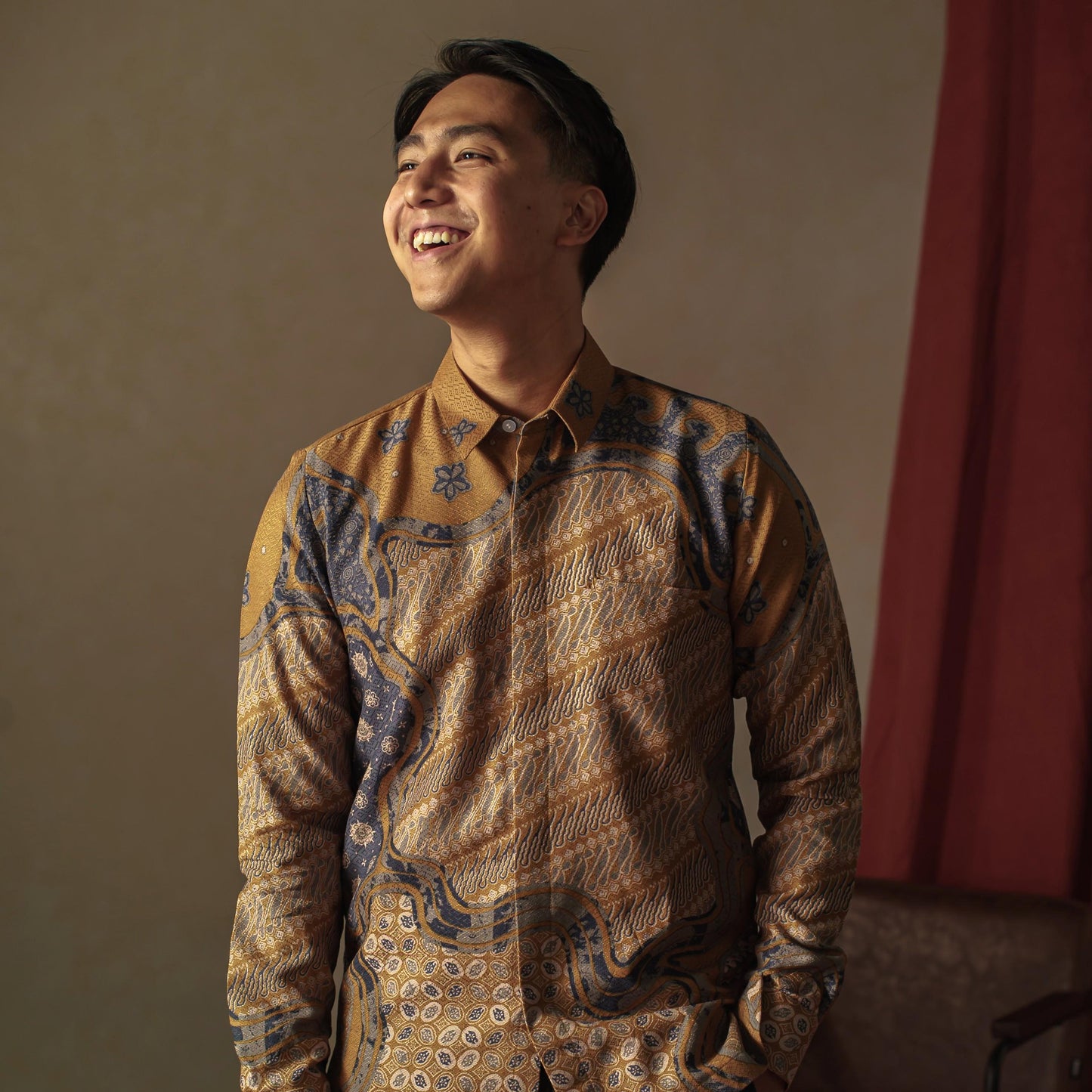 Zatora - Mandalas Premium Men's Long Sleeve Batik Shirt