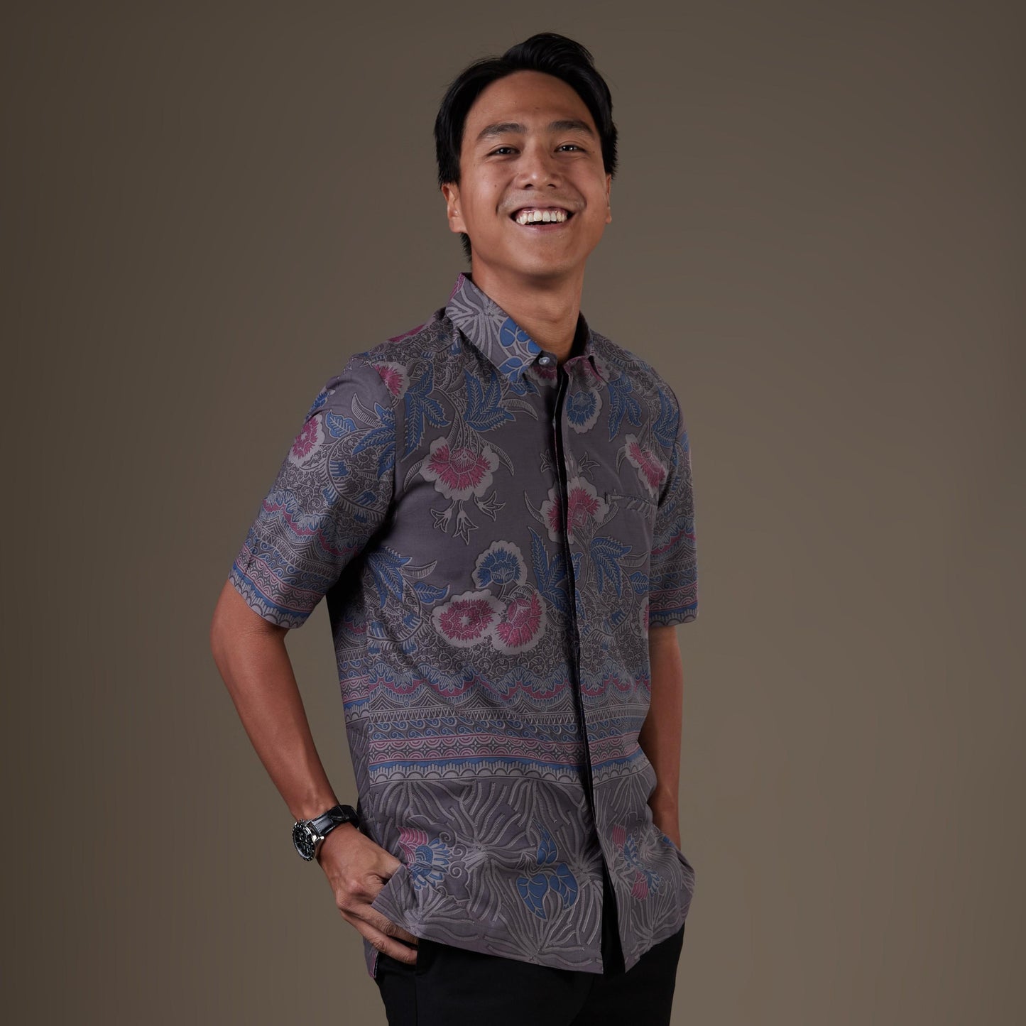 Gerabu - Mandalas Kemeja Batik Pria Premium Lengan Pendek