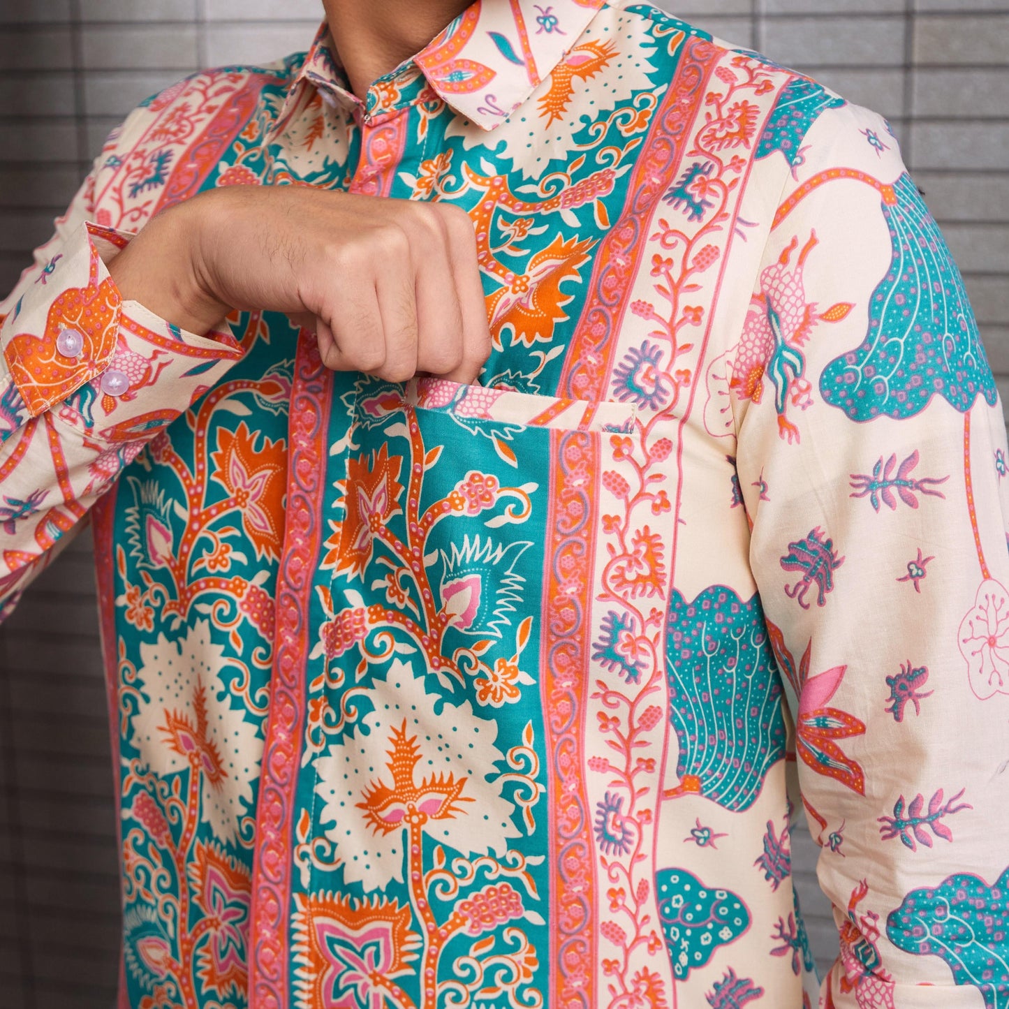 Padma - Mandalas Kemeja Batik Pria Premium Lengan Panjang