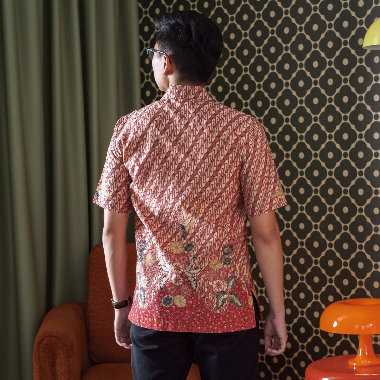 Ranum - Mandalas Kemeja Batik Pria Premium Lengan Pendek