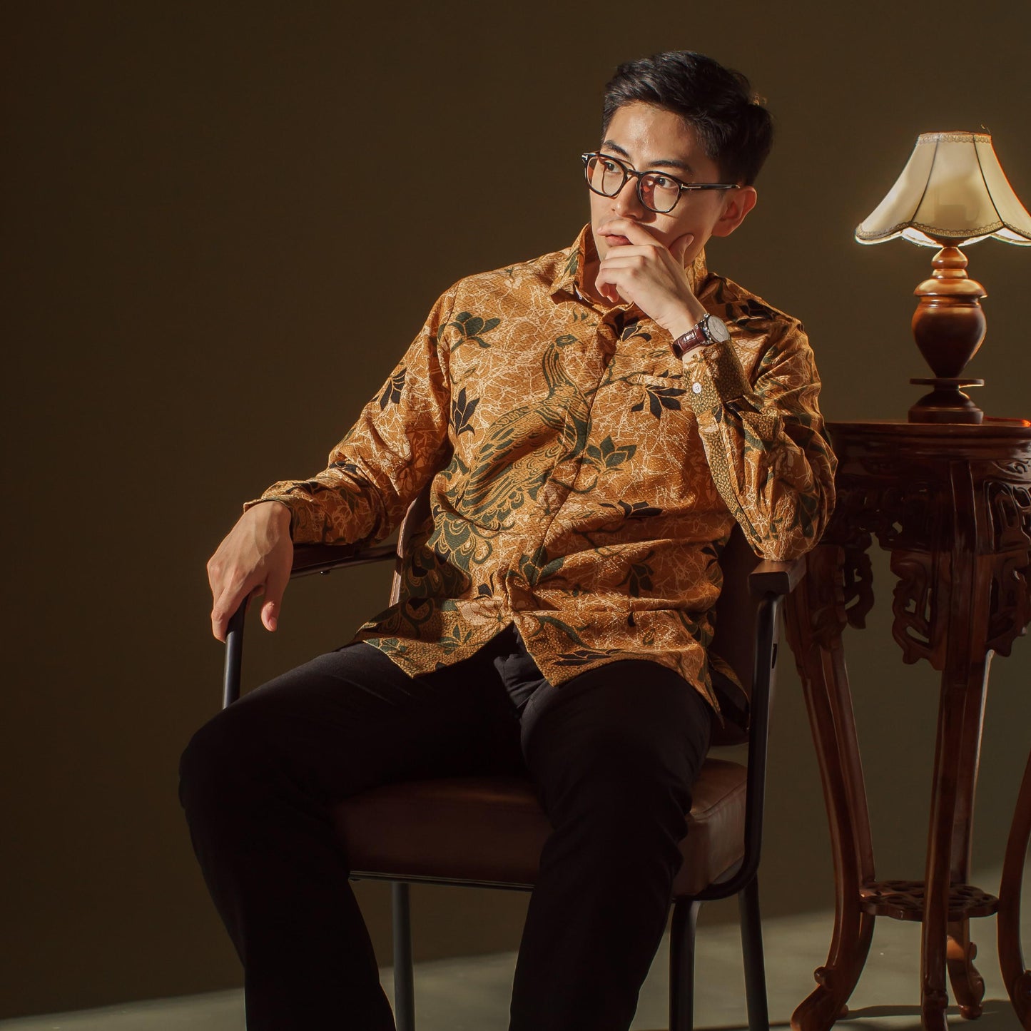 Vertit - Mandalas Kemeja Batik Pria Premium Lengan Panjang