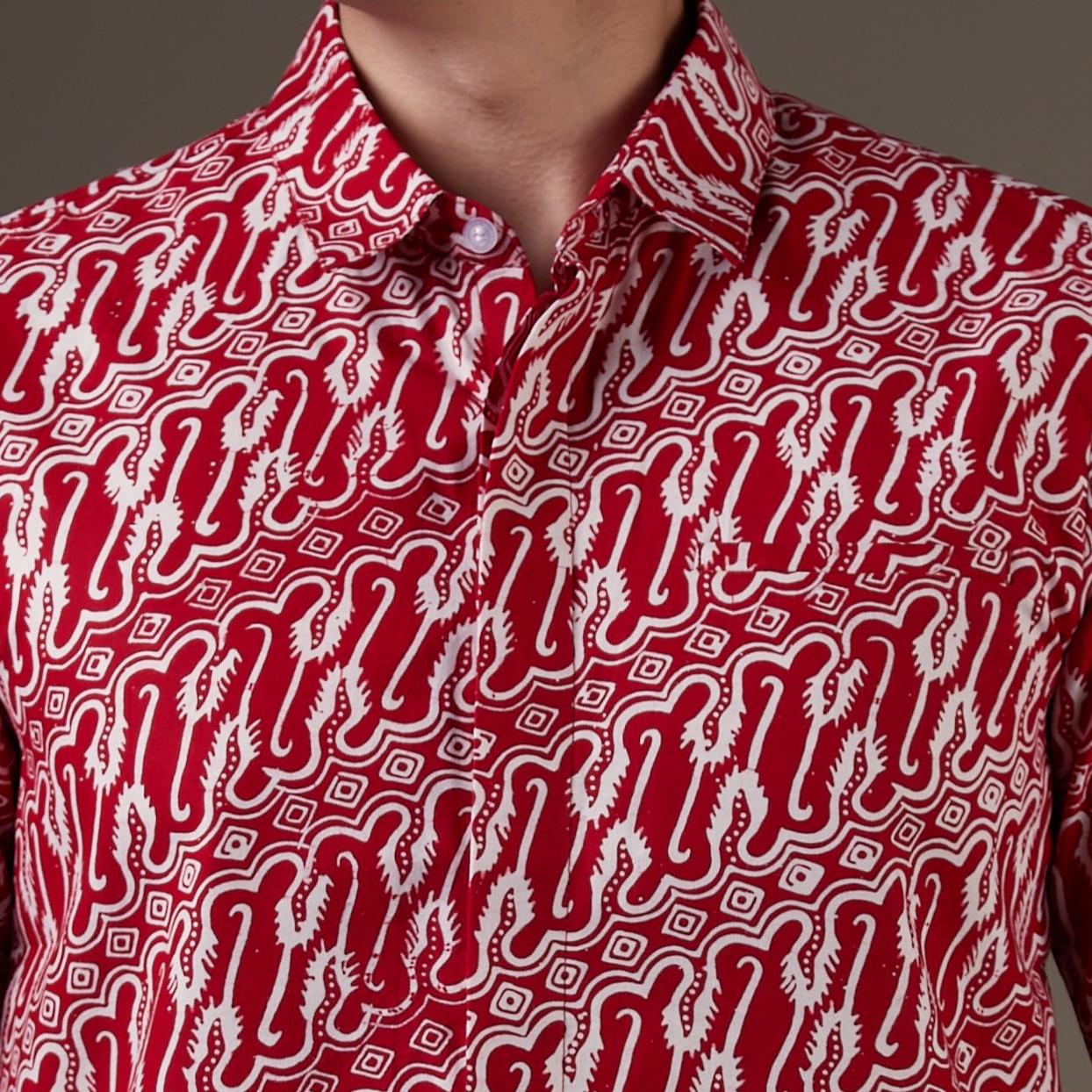 Ragane - Mandalas Kemeja Batik Pria Premium Lengan Pendek
