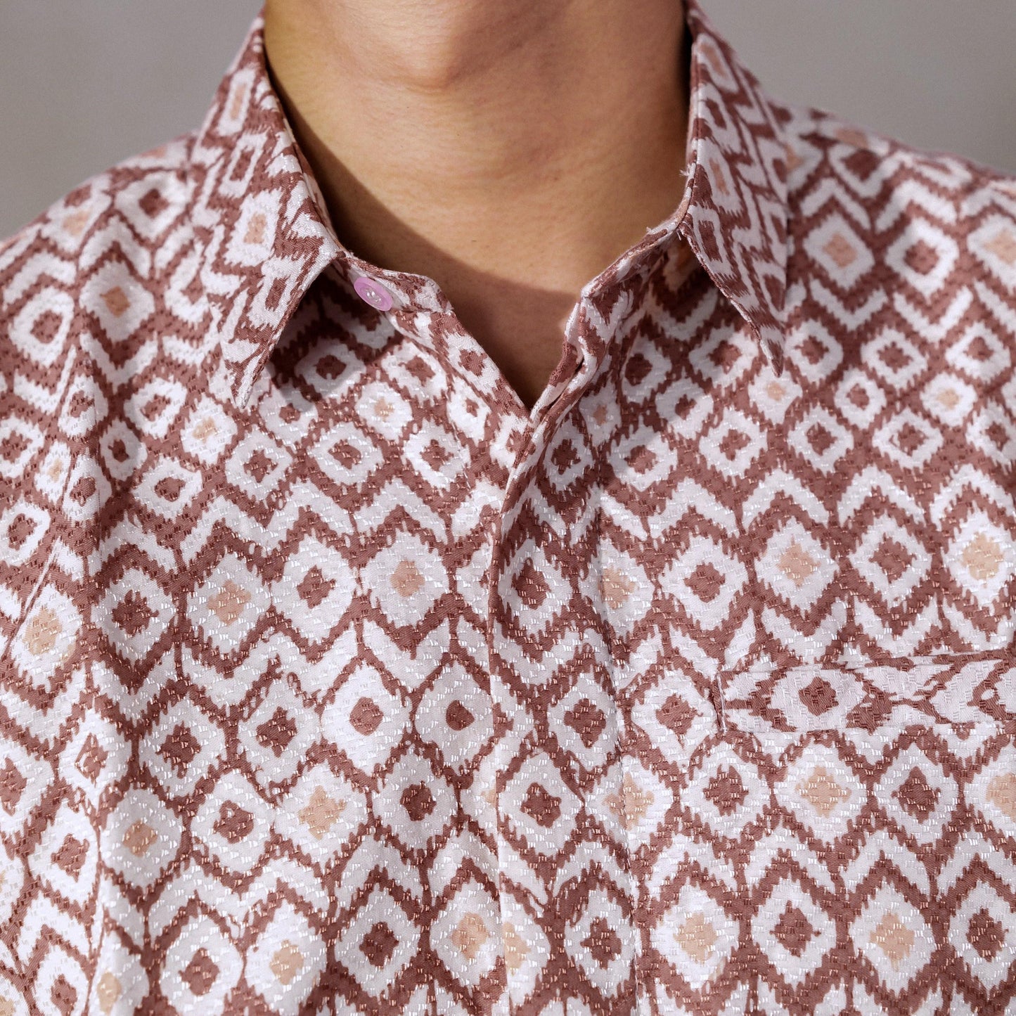 Lombokan - Mandalas Premium Men's Short Sleeve Batik Shirt