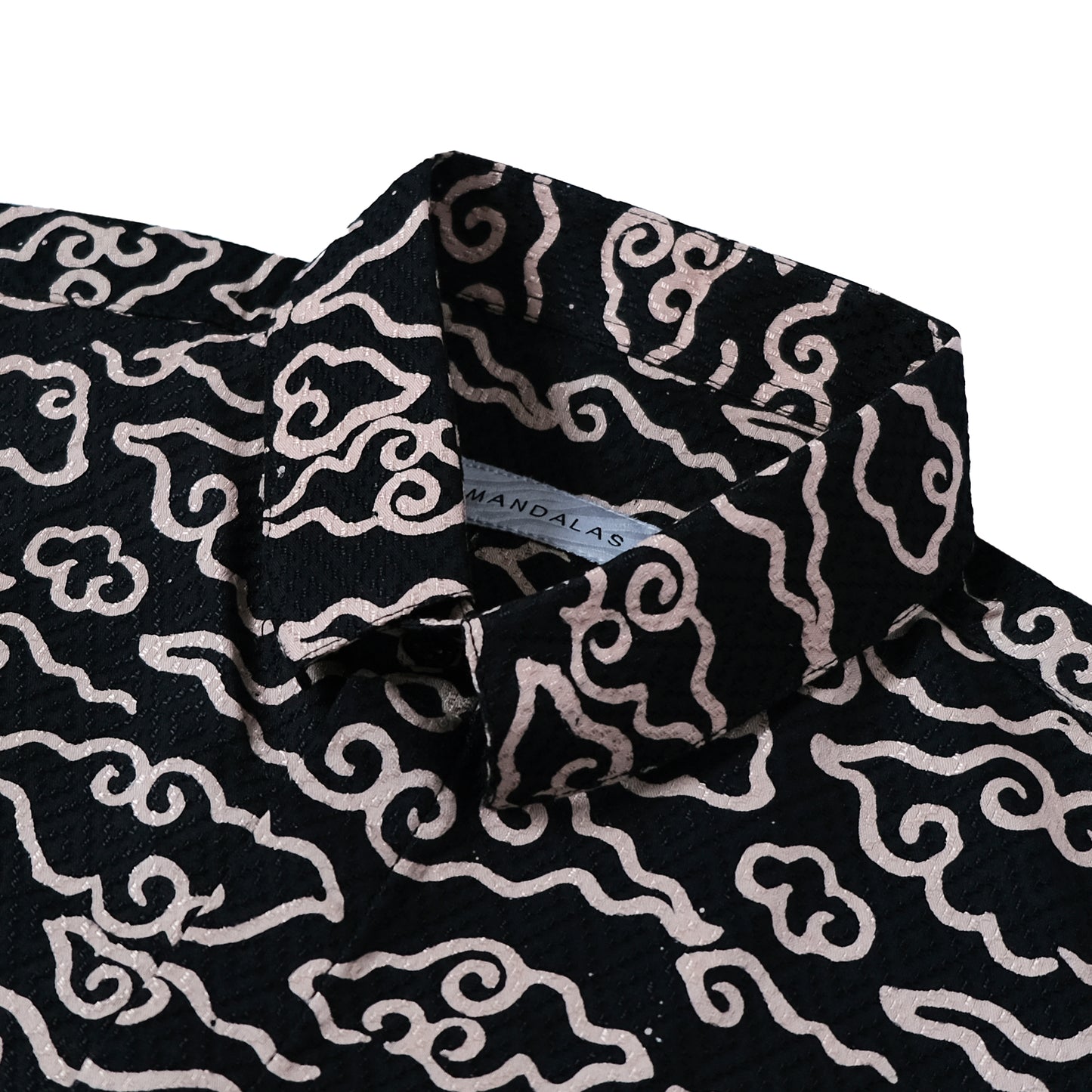 Megamas - Mandalas Premium Men's Short Sleeve Batik Shirt