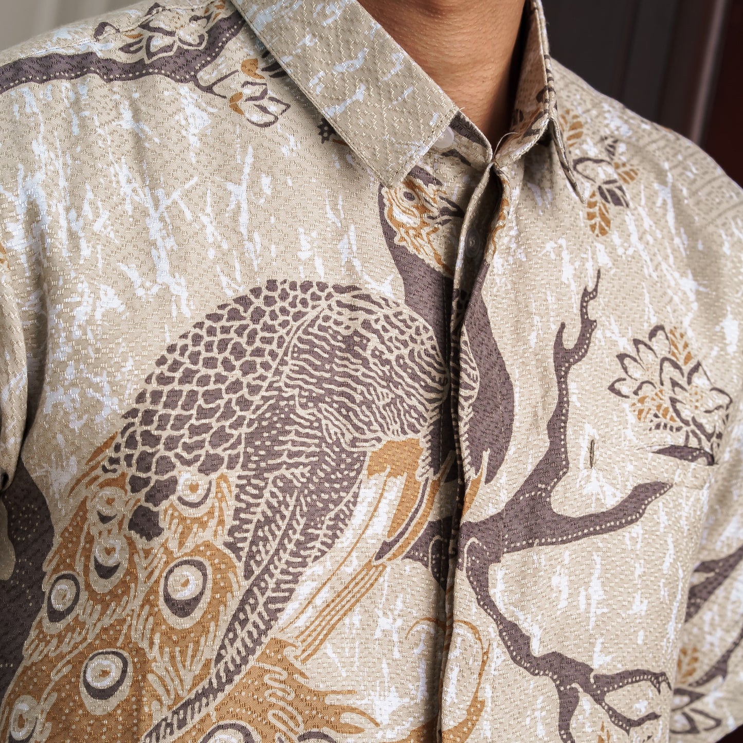Burtit - Mandalas Kemeja Batik Pria Premium Lengan Pendek