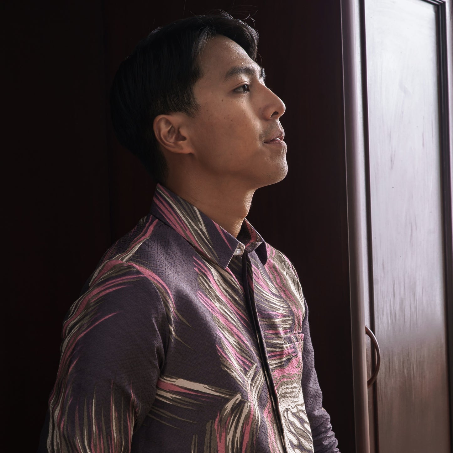 Danja - Mandalas Premium Men's Long Sleeve Batik Shirt