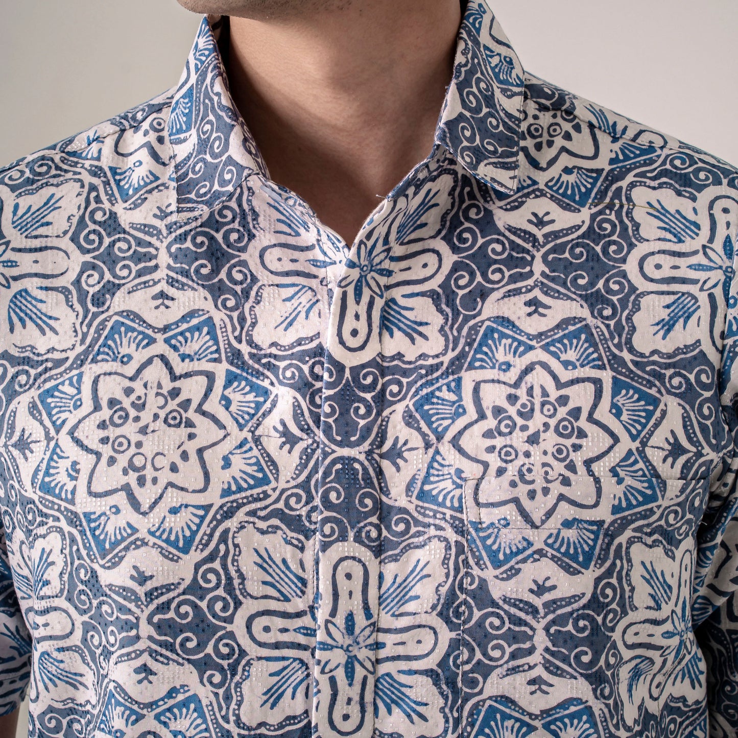 Nirmana - Mandalas Kemeja Batik Pria Premium Lengan Pendek