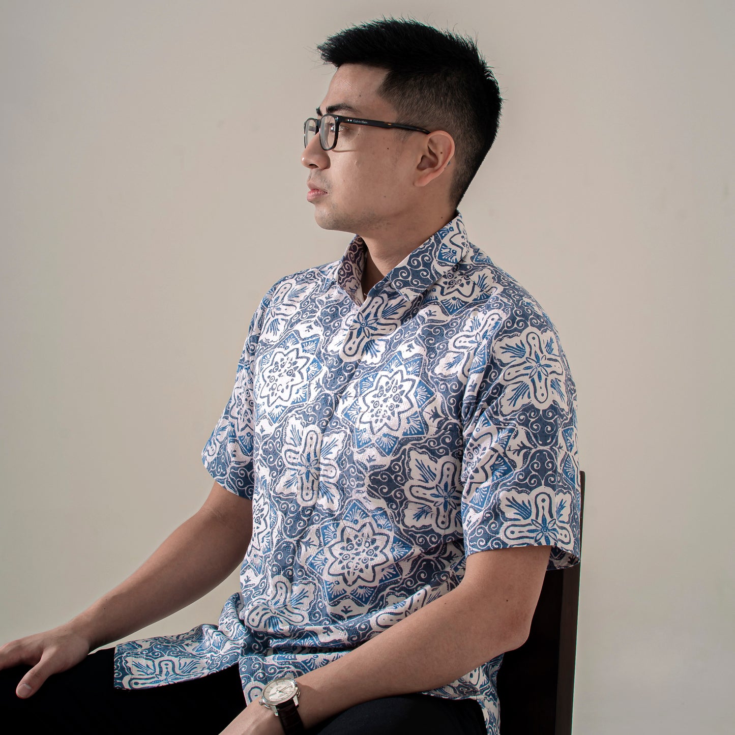 Nirmana - Mandalas Kemeja Batik Pria Premium Lengan Pendek