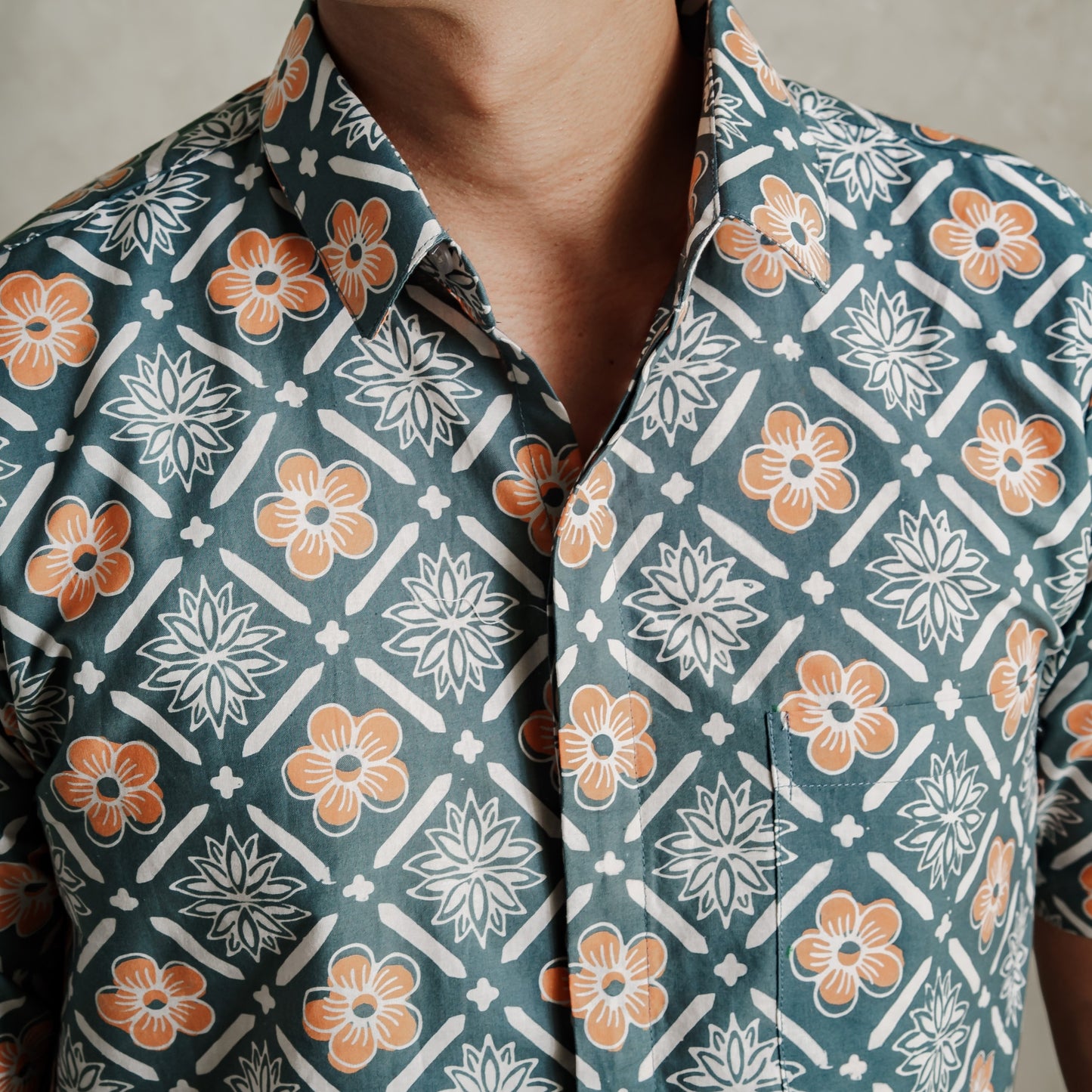 Makar - Mandalas Kemeja Batik Pria Premium Lengan Pendek