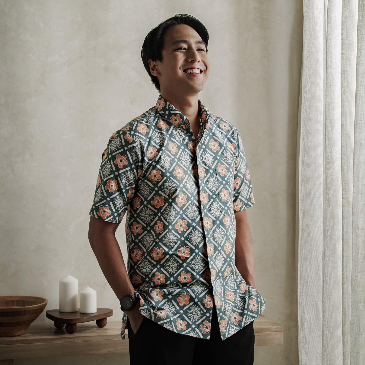 Makar - Mandalas Kemeja Batik Pria Premium Lengan Pendek
