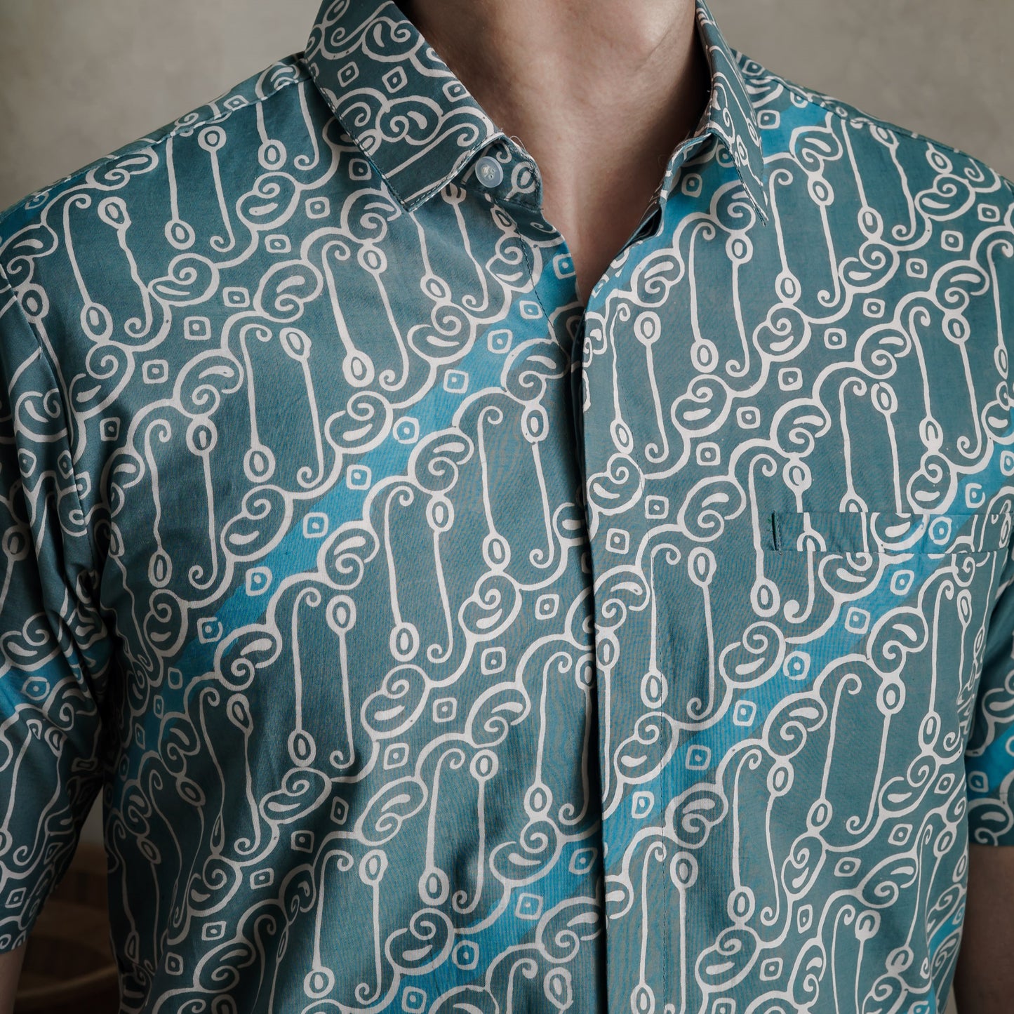 Dayun - Mandalas Premium Men's Short Sleeve Batik Shirt