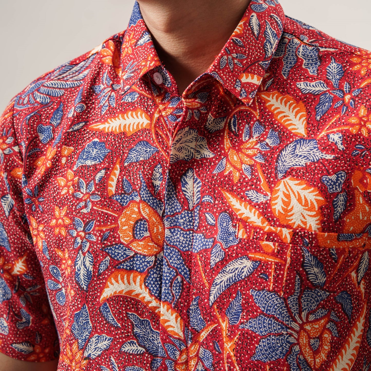 Rubinu - Mandalas Kemeja Batik Pria Premium Lengan Pendek