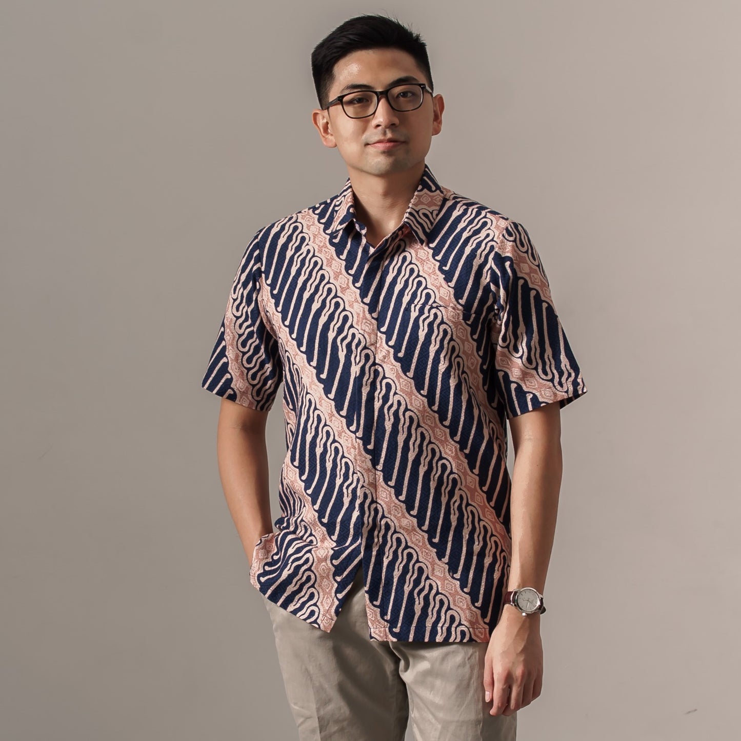 Parapi - Mandalas Premium Men's Long Sleeve Batik Shirt