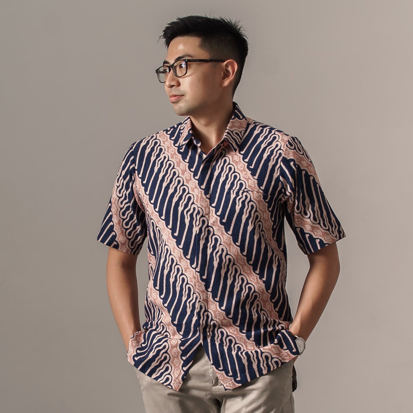 Parapi - Mandalas Premium Men's Long Sleeve Batik Shirt