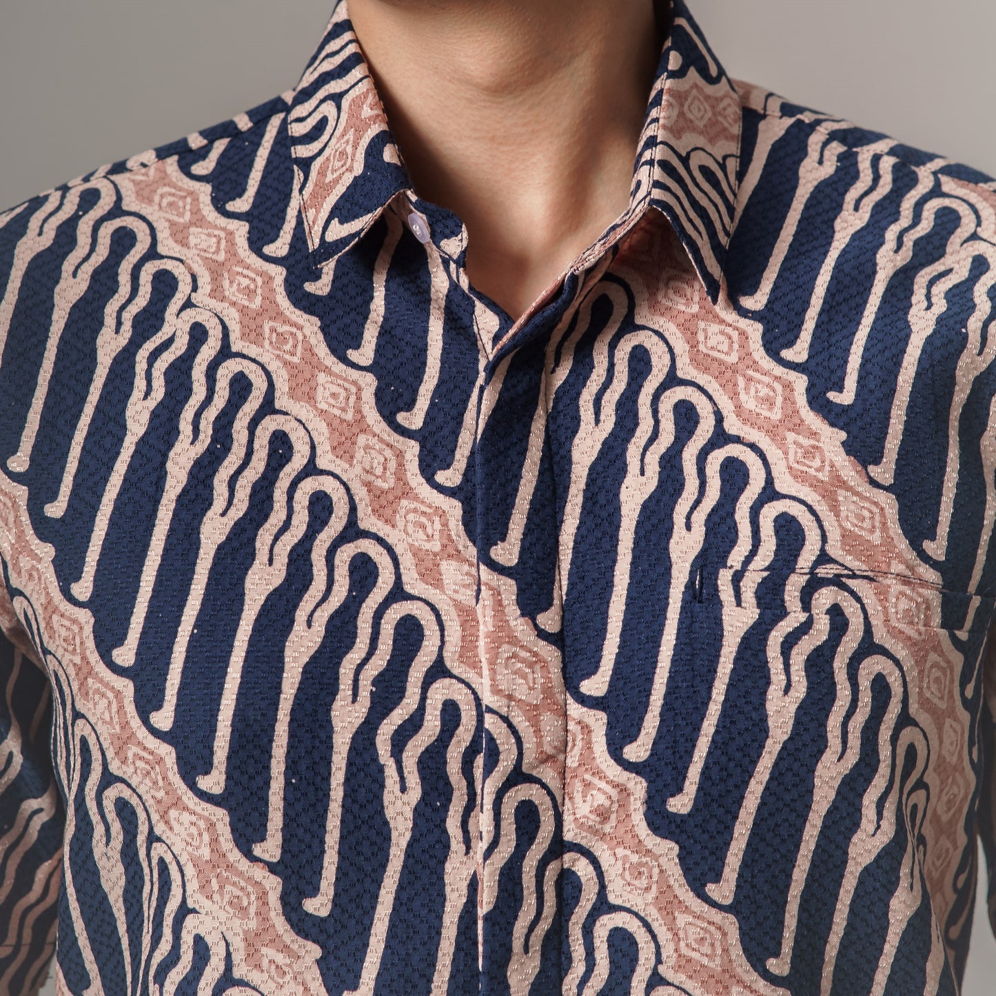 Parapi - Mandalas Premium Men's Long Sleeve Batik Shirt
