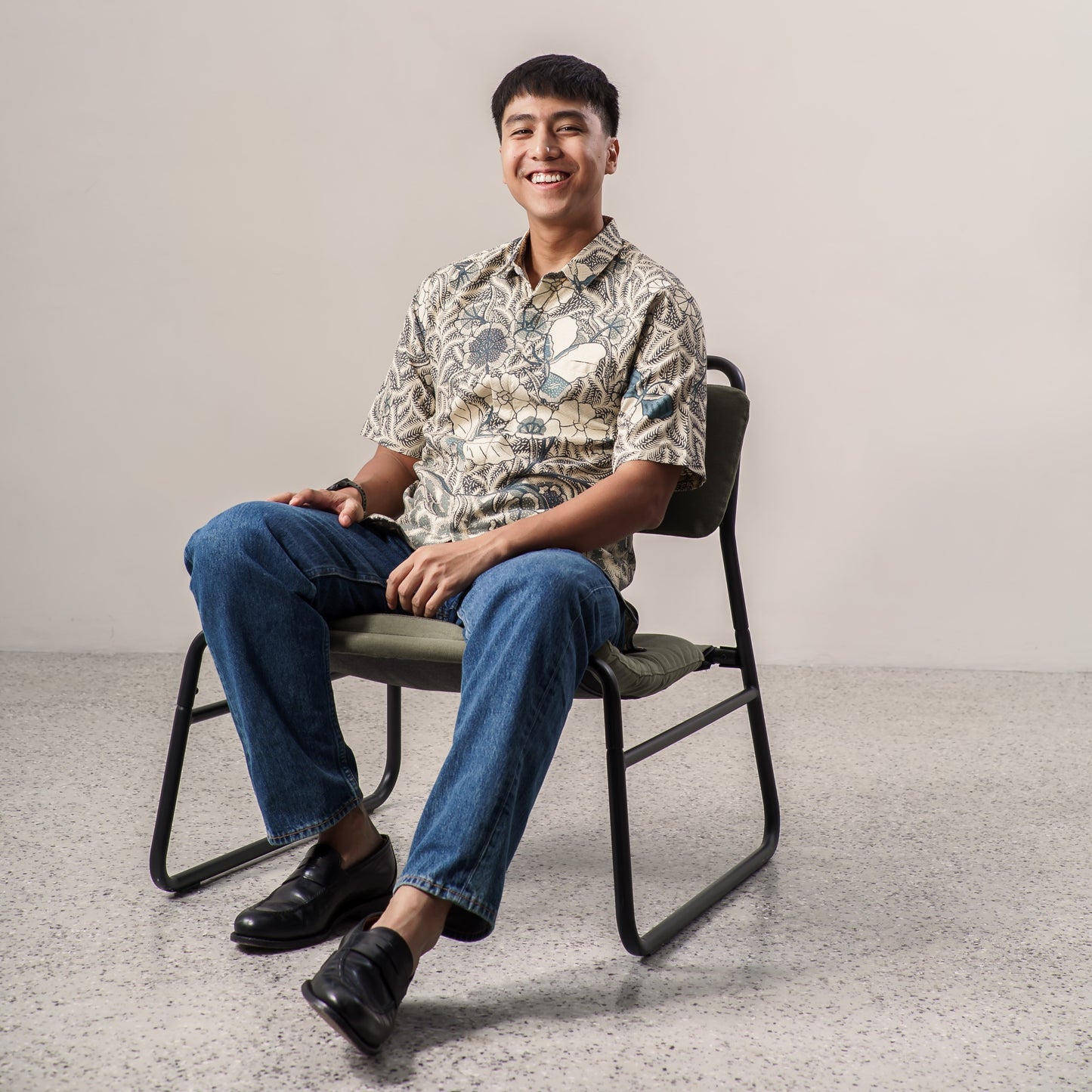 Timano - Mandalas Premium Men's Short Sleeve Batik Shirt