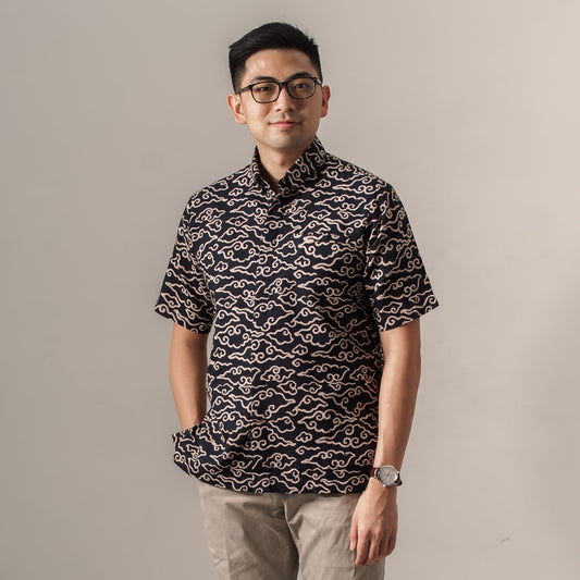 Megamas - Mandalas Kemeja Batik Pria Premium Lengan Pendek