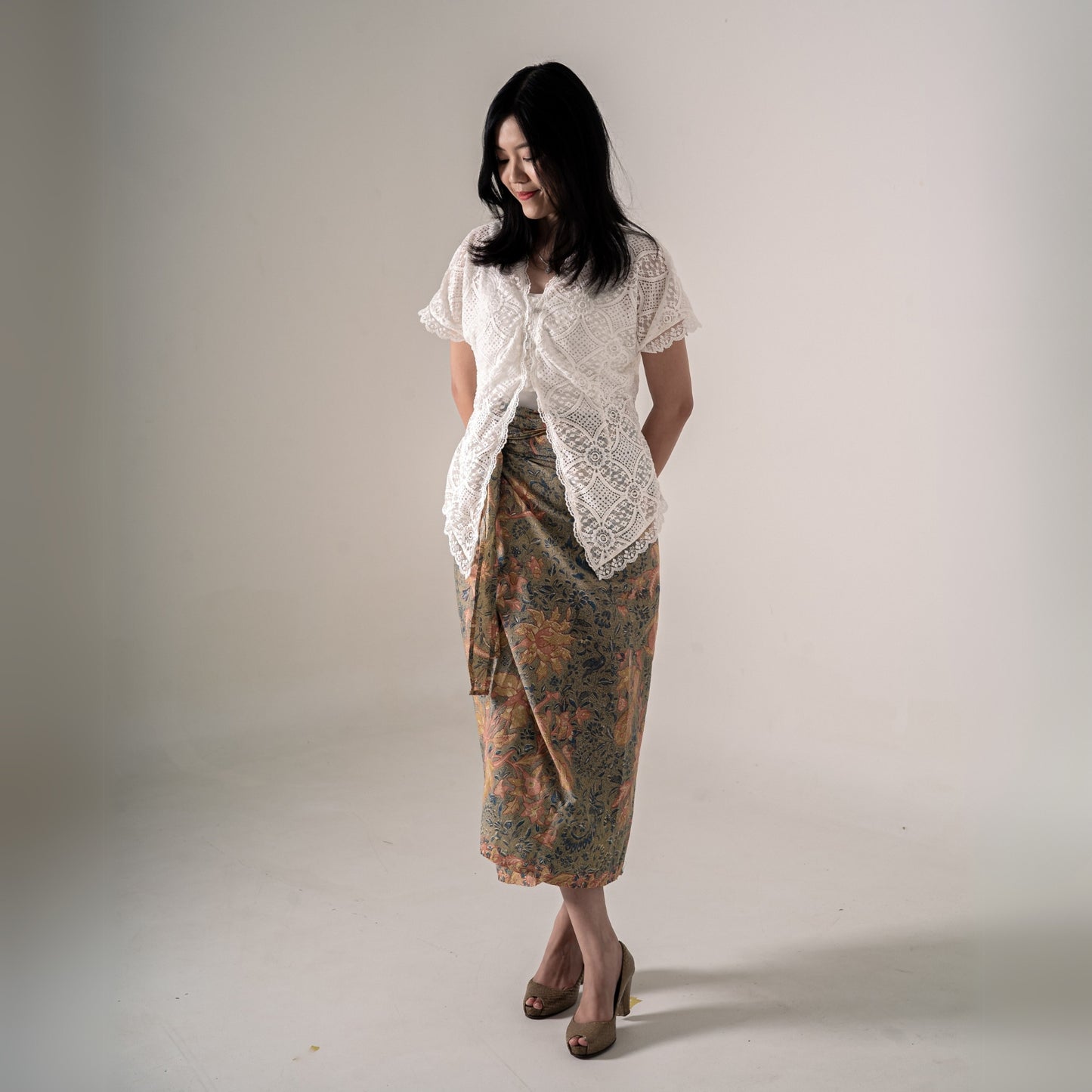 Aruna - Mandalas Premium Women's Batik Wrap Skirt