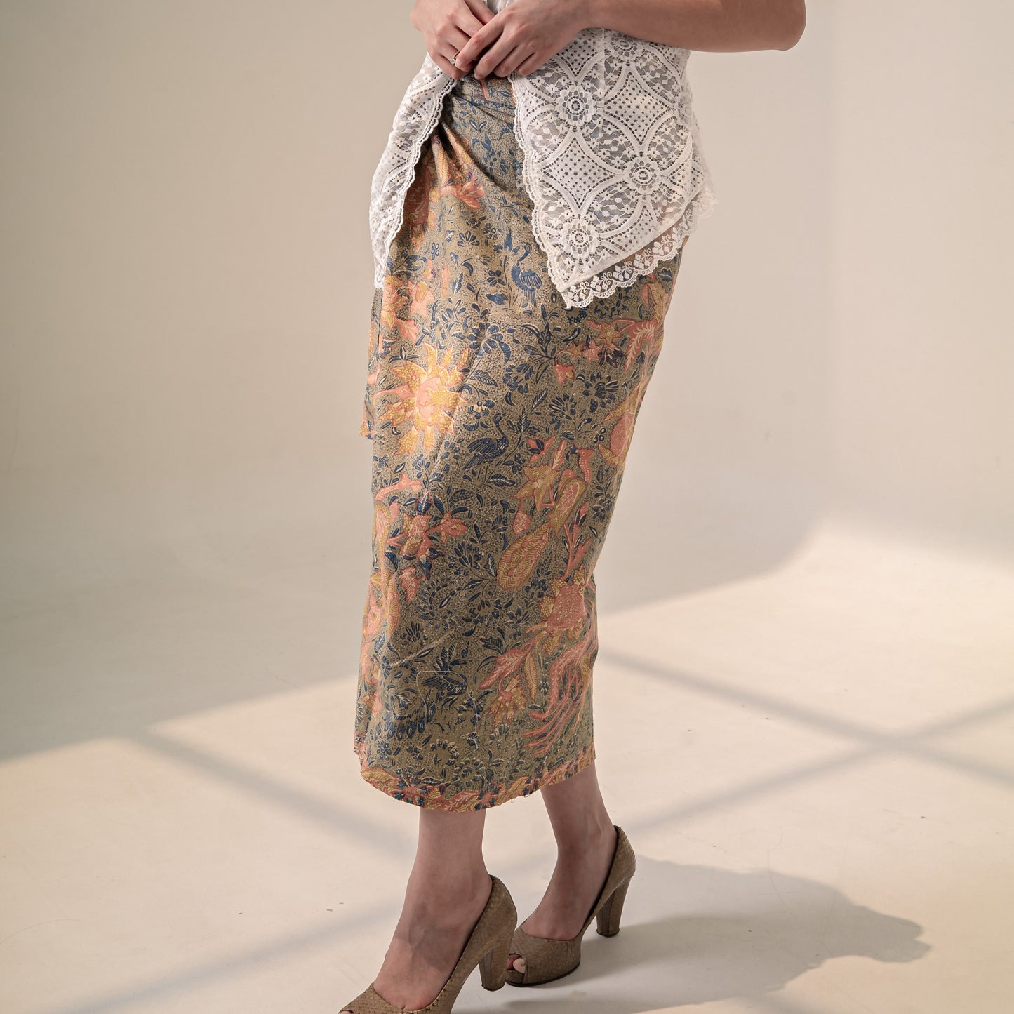 Aruna - Mandalas Premium Women's Batik Wrap Skirt